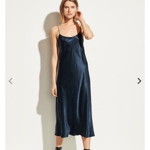 VINCE Satin Slip Dress